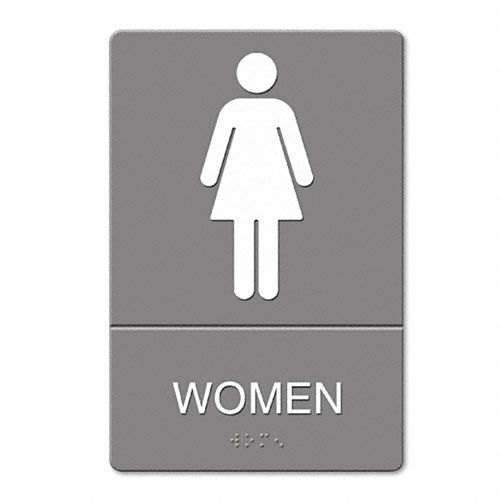 Quartet ADA Restroom Sign Women Symbol