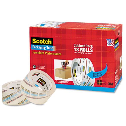 Scotch 3850 Premium Packaging Tape Cabinet Pack