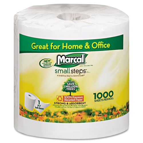Marcal One-Ply Bath Tissue, 1,000-Sheets Roll, 40/Ctn at Kmart.com
