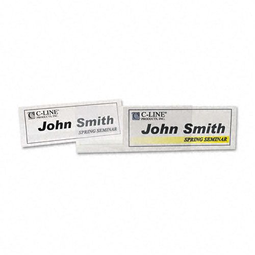 C Line Tent CardSign Holders Clear 11 x 4 14 25bx