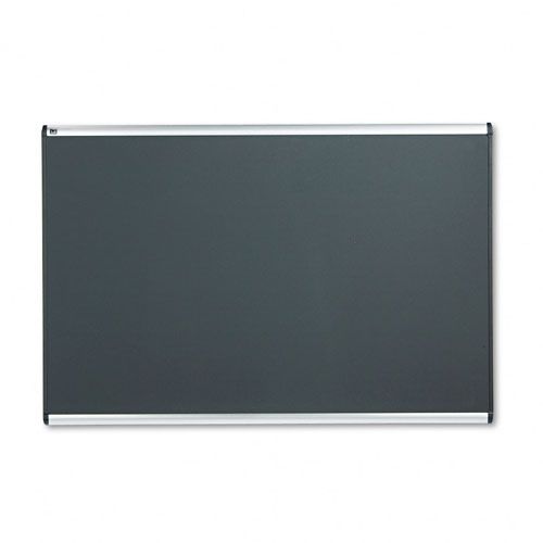 Quartet Prestige Gray Diamond Mesh Bulletin Board