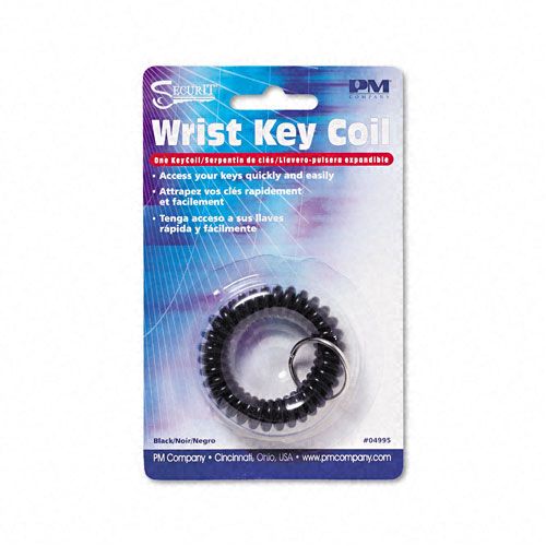 PM Company Plastic Coil Key Chain, Black at Sears.com
