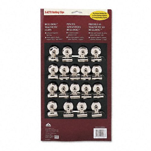 Boston Magnetic Clips 1 1434 Nickel Plated 18 per Box