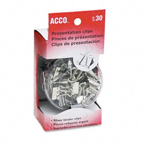ACCO Presentation Clips Assorted Sizes 30Box