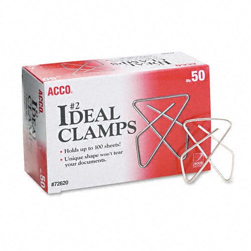ACCO Ideal Clamps Steel Wire Small 1 1234 Silver