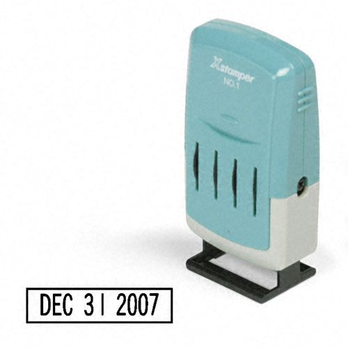 Xstamper VersaDater Line Dater Pre Inked Black Message