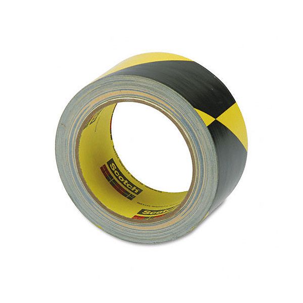3m Caution Stripe Tape, 2w X108 Ft. Roll MMM57022