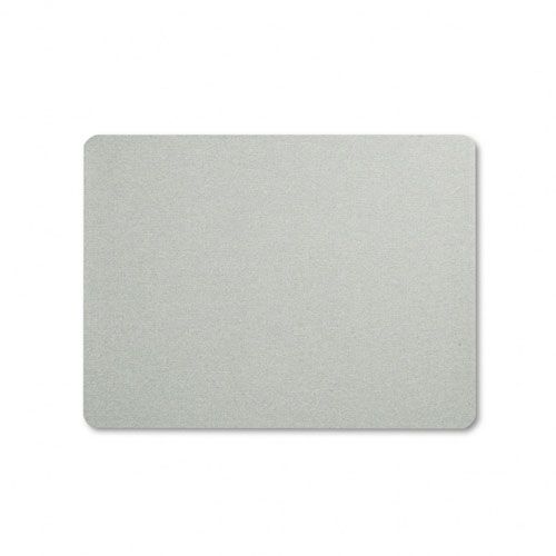 Quartet Oval Office Fabric Bulletin Board 48 x 36 Gray