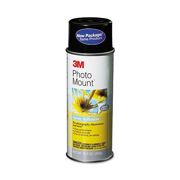 3m Photo Mount Spray Adhesive, 10.25 Oz., Aerosol MMM6094
