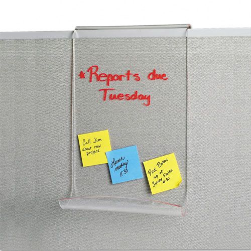 Safco Clear Acrylic Dry Erase Board 11 x 17 12 Clear