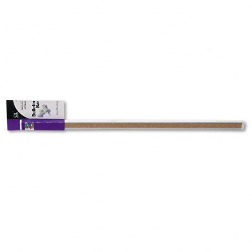 Quartet Cork Bulletin Bar 24 x 1 Natural Aluminum Frame