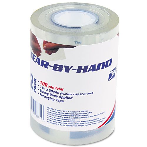 LePages Tear By Hand Packaging Tape 234 x 50 Yards Clear