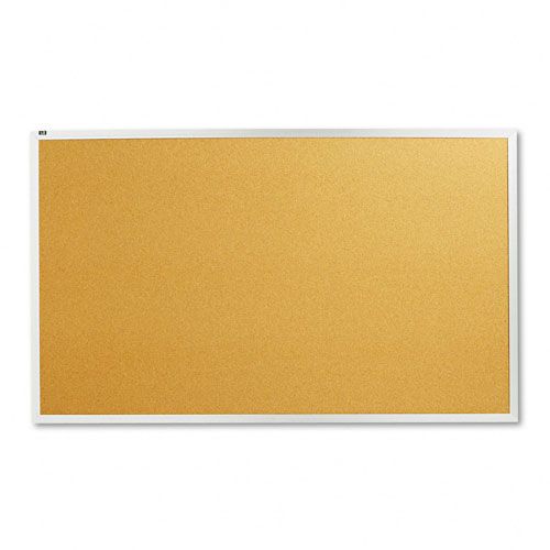 Quartet Cork Bulletin Board 60 x 36 Aluminum Frame