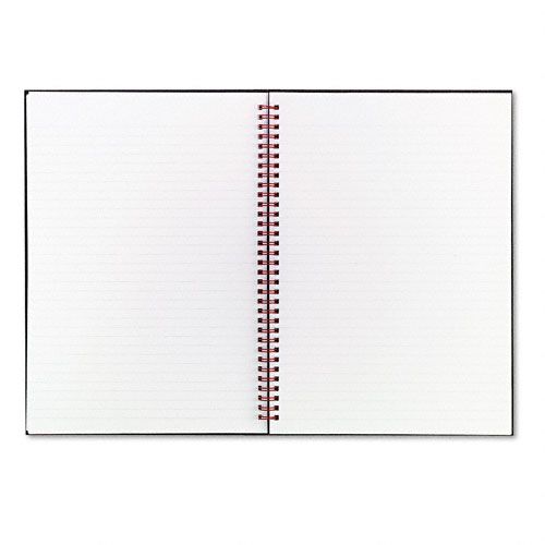 Black n Red Twinwire Perforated Notebook Ruled 70 Sheet