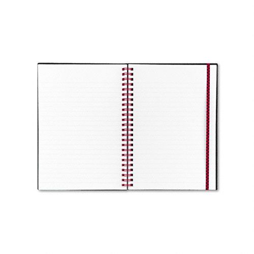 Black n Red Poly Twinwire Notebook 5 78 x 8 14 70 Sheets