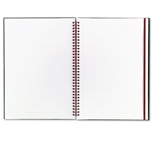 Black n Red Poly Twinwire Notebook 8 14 x 11 34 70 Sheets