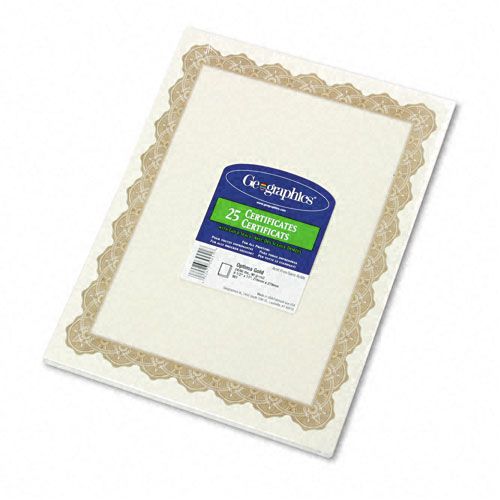 Geographics Parchment Paper Certificates, Gold Border, 25/Pk at Sears.com