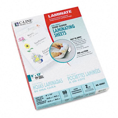 C Line Cleer Adheer Laminating Film 2mm 9 x 12 50box