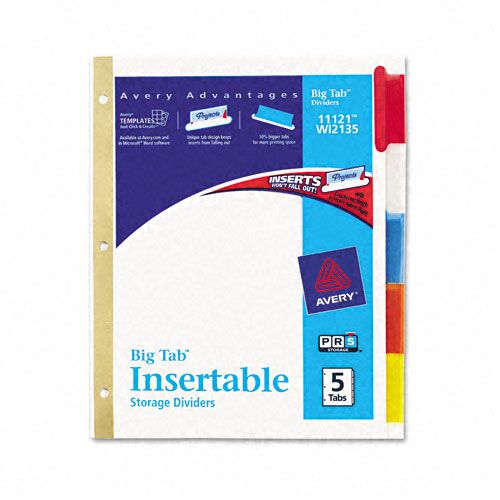 Avery WorkSaver Big Tab Paper Dividers