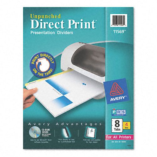 Avery Direct Print Presentation Dividers