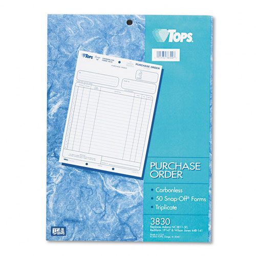 TOPS Snap Off Carbonless Purchase Order Sets