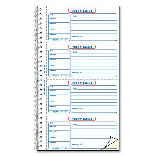 TOPS Petty Cash Receipt Book