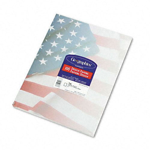 Geographics Design Paper Flag 24lb Letter 100 SheetsPack