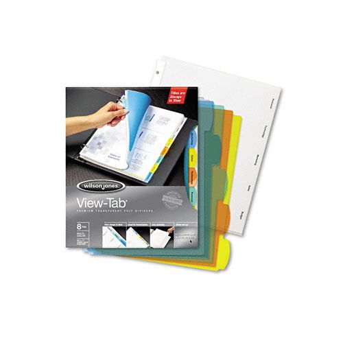 Wilson Jones View Tab Transparent Index Dividers