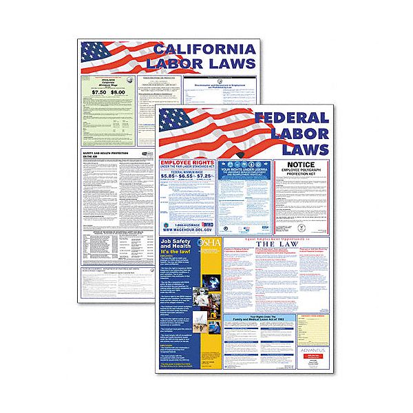 Advantus State/federal Labor Law Poster Combo Pack AVT83905
