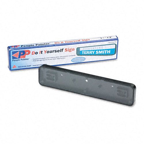 Advantus DIY WallDoor Sign Holder Plastic 9 12 x 2 12
