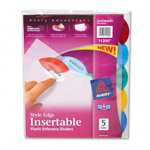 Avery Style Edge Insertable Tab Reference Dividers