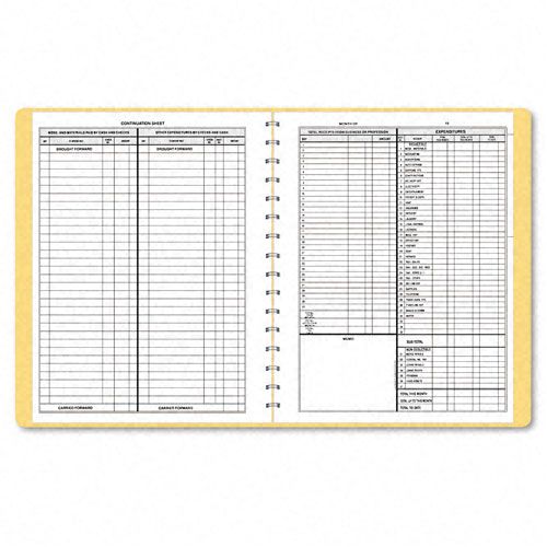 Dome Bookkeeping Record Tan Vinyl Cover