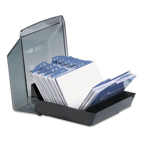 Rolodex Covered Tray Business Card File