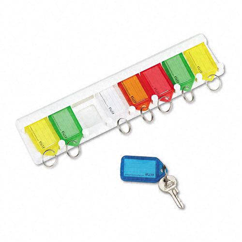 PM Company 8-Key Plastic Rack, 10-1/2w x 1/4d x 2-1/2h, White at Kmart.com