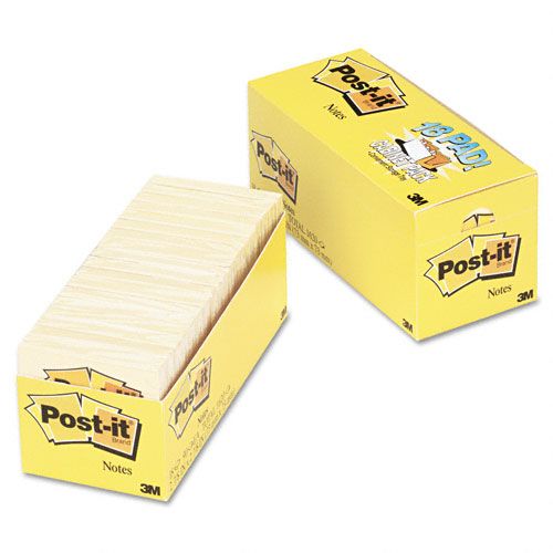 Post-it Cabinet Pack, 3x3, Canary Yellow, 18