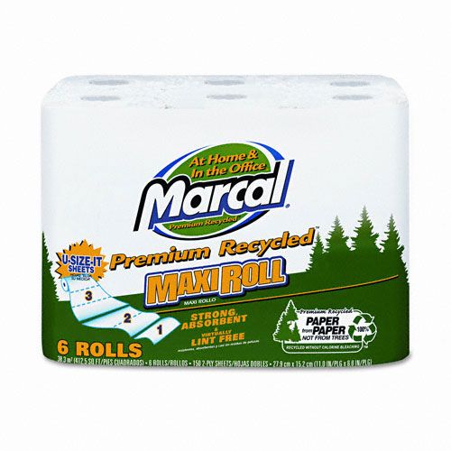 Marcal Perforated Maxi Roll Towel Roll