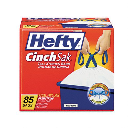 Hefty Garbage Bags. Hefty Cinch Sak Tall Kitchen amp; Trash Bags Reviews