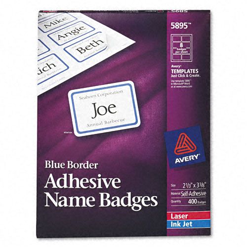 Avery Self Adhesive LaserInk Jet Name Badge Labels