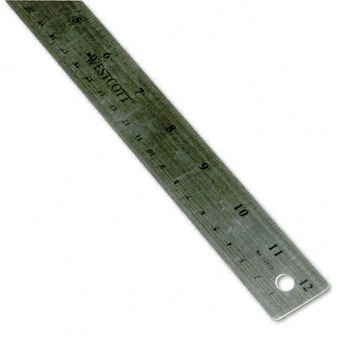 Westcott Stainless Steel Ruler