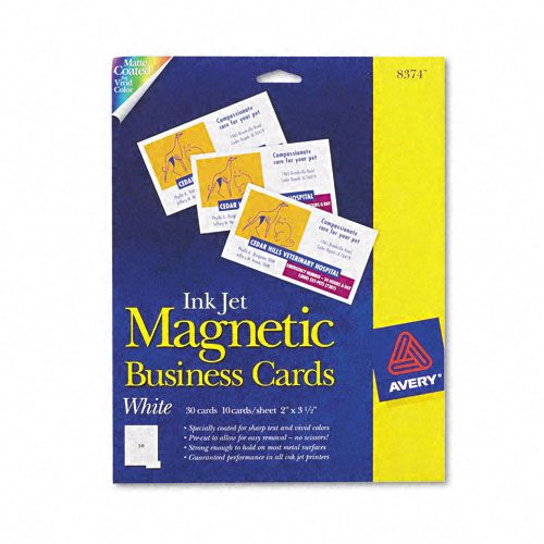 Avery Ink Jet Magnetic Business Cards