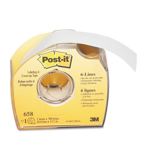 Post-it Removable Cover-Up Tape, 1''x700'' roll