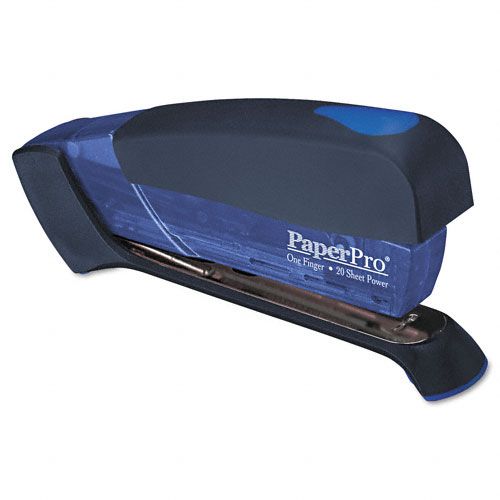 PaperPro Desktop Stapler, Translucent Blue