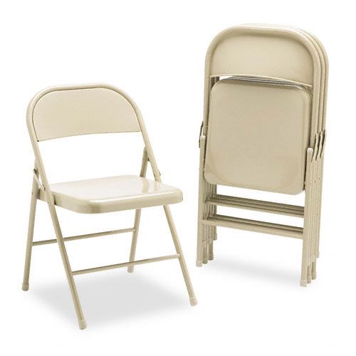 HON All-Steel Folding Chairs, Light Beige, 4/Carton at Sears.com