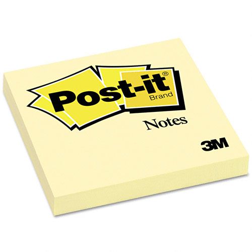 Post it Original Notes 3 x 3 Canary 12 100 Sheet Pads