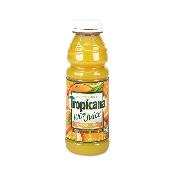 Tropicana Orange Juice 10 oz Plastic Bottles 24 Per Carton 025V044666538000P Tropicana PFY30107