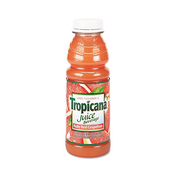 Tropicana Ruby Red Grapefruit Juice 10oz Bottles 24 ctn 025V044666553000P Tropicana PFY30109