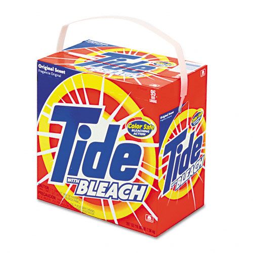 Procter & Gamble Tide Laundry Detergent w/Bleach, 214oz Box