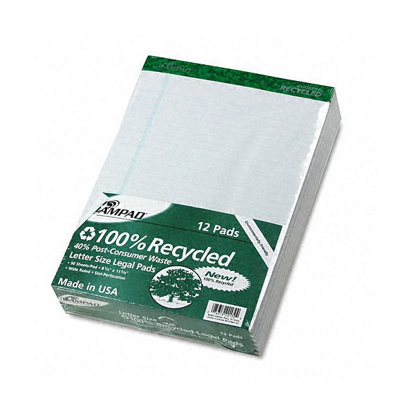 Ampad Evidence Recycled Perforated Pads AMP20172