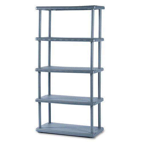 Iceberg Rough 34n34 Ready Five Shelf Open Storage System