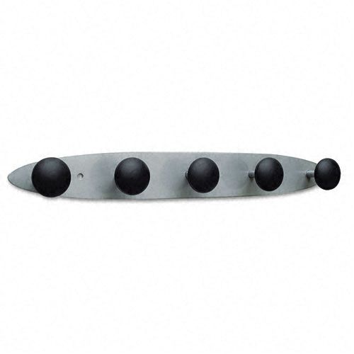 Alba 5-Peg Wall Rack, 24-7/8 x 2-1/2 x 2-7/8,